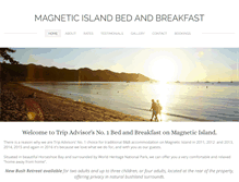 Tablet Screenshot of magneticislandbedandbreakfast.com